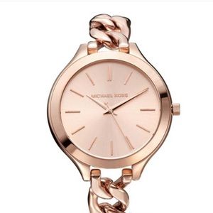 Michael Kors Slim Runway Rose Gold Watch
